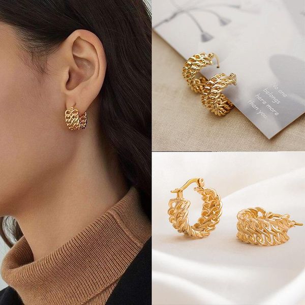 hoop & huggie summer women's earrings unusual golden drop for women geometric metal twisted 2021 trendy fashion jewelry, Golden;silver
hoop & huggie summer women's earrings unusual golden drop for women geometric metal twisted 2021 trendy fashion jewelry, Golden;silver