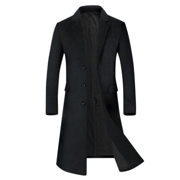 men's wool & blends fashion coat men winter warm solid long slim trench jacket breasted business casual overcoat male woolen 4, Black
men's wool & blends fashion coat men winter warm solid long slim trench jacket breasted business casual overcoat male woolen 4, Black