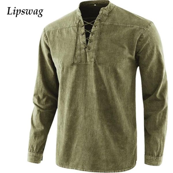 men's casual shirts autumn drawstring v-neck shirt retro 2021 fashion long sleeve harajuku loose solid pullover men streetwear, White;black
men's casual shirts autumn drawstring v-neck shirt retro 2021 fashion long sleeve harajuku loose solid pullover men streetwear, White;black