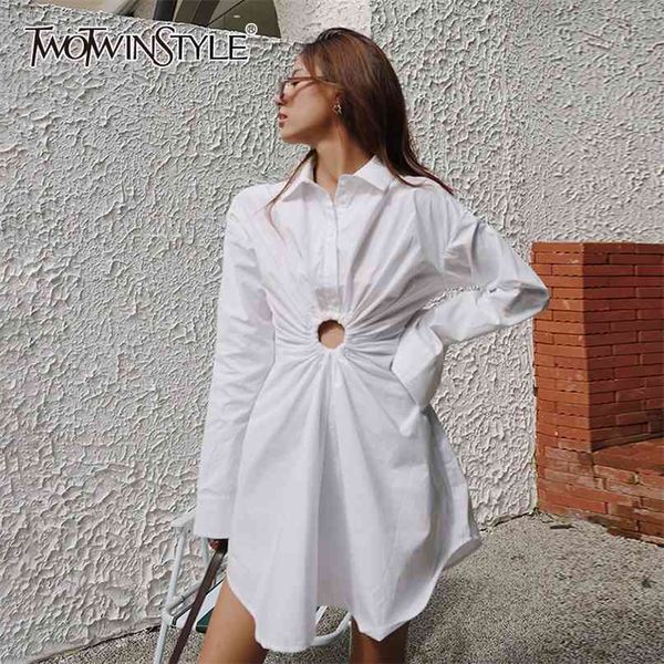 casual shirt dress for women lapel long sleeve hollow out mini dresses female fashion clothing spring style 210520, Black;gray
casual shirt dress for women lapel long sleeve hollow out mini dresses female fashion clothing spring style 210520, Black;gray