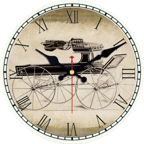 wooden wall clock vintage large european historic carriage car design roman numeral old time creative round clocks
wooden wall clock vintage large european historic carriage car design roman numeral old time creative round clocks