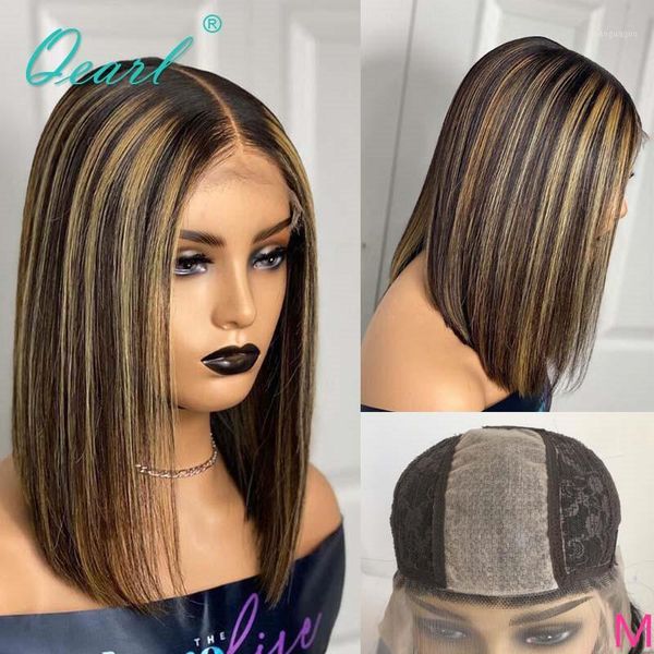 straight silk base wig 2x5 honey blonde highlights colored short bob human hair lace wigs brazilian remy 150% qearl1, Black;brown
straight silk base wig 2x5 honey blonde highlights colored short bob human hair lace wigs brazilian remy 150% qearl1, Black;brown