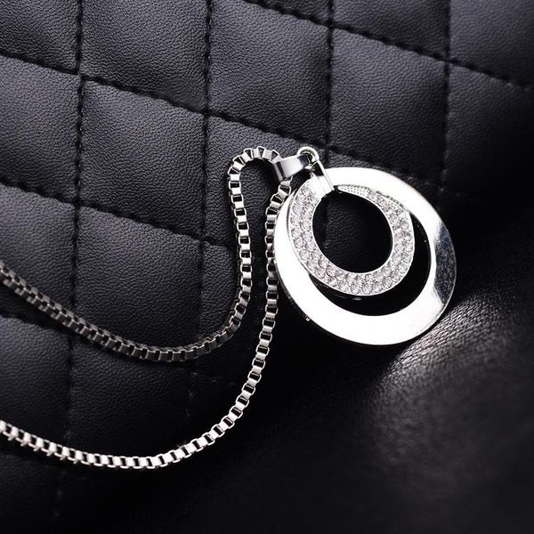 pendant necklaces long chain female necklace crystal rhinestone gift jewelry accessories collar, Silver
pendant necklaces long chain female necklace crystal rhinestone gift jewelry accessories collar, Silver