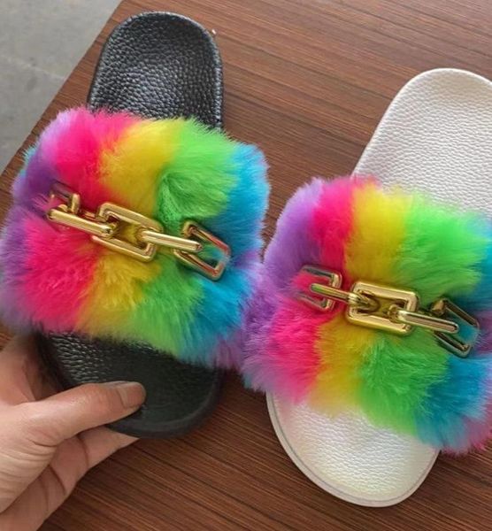 slippers casual thick soled matching women fashion color chain sandals ladies fluffy slides 43, Black
slippers casual thick soled matching women fashion color chain sandals ladies fluffy slides 43, Black