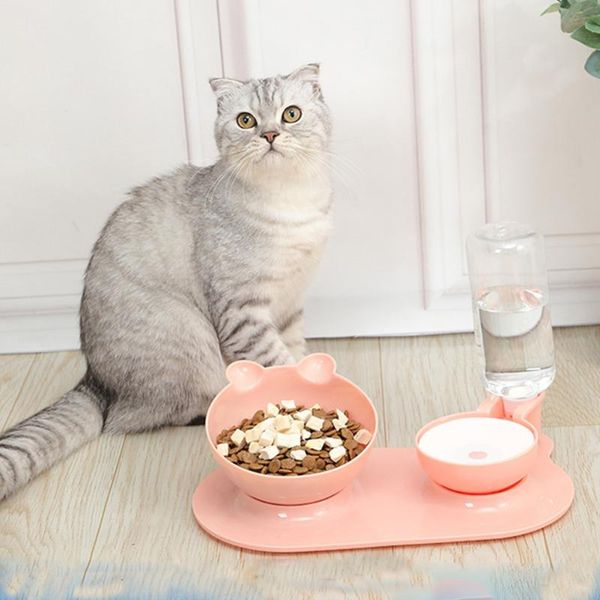 dog automatic feeders cat bowl with waterer dispenser pets feeding drinking double bowls 2-in-1 container water storage &
dog automatic feeders cat bowl with waterer dispenser pets feeding drinking double bowls 2-in-1 container water storage &