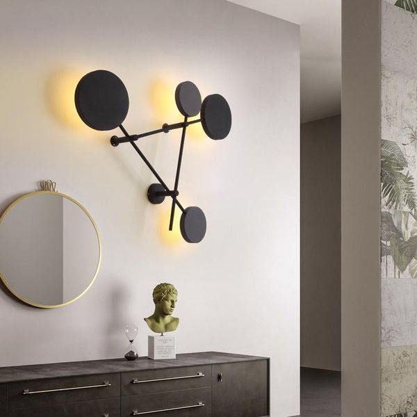 wall lamp nordic living room modern minimalist creative personality round warm aisle bedroom led designer
wall lamp nordic living room modern minimalist creative personality round warm aisle bedroom led designer