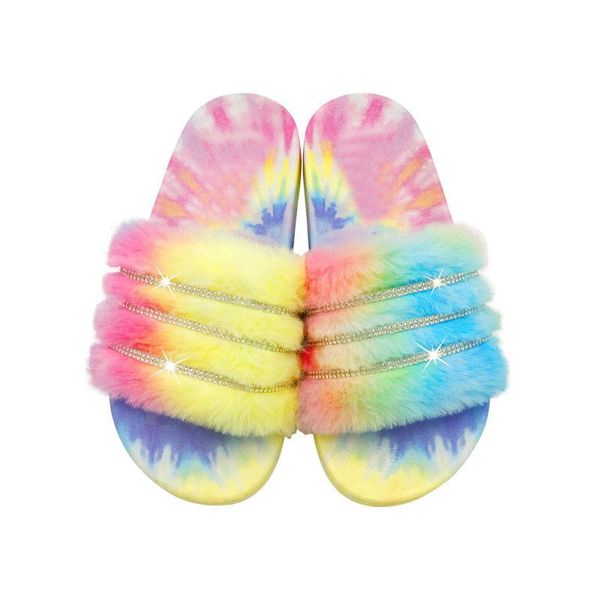 winter crystal fur slippers female rainbow multicolor pvc sandals 2021, Black
winter crystal fur slippers female rainbow multicolor pvc sandals 2021, Black