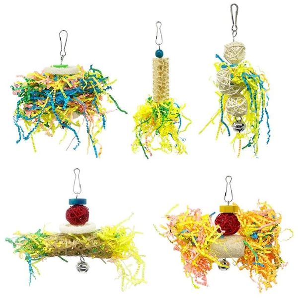 other bird supplies 5pcs parrot shredding toys chewing foraging hanging cage paper strings wire drawing ball relieve boredom-abux
other bird supplies 5pcs parrot shredding toys chewing foraging hanging cage paper strings wire drawing ball relieve boredom-abux