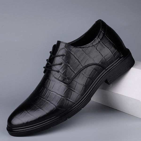 dress shoes men's winter plush warm genuine leather boots fashion formal classic buty meskie ankle, Black
dress shoes men's winter plush warm genuine leather boots fashion formal classic buty meskie ankle, Black
