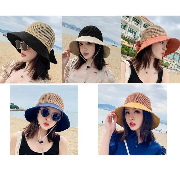 wide brim hats womens summer mesh sun visor beach hat split floppy sweet bowknot holiday outdoor sunscreen bucket cap 066f, Blue;gray
wide brim hats womens summer mesh sun visor beach hat split floppy sweet bowknot holiday outdoor sunscreen bucket cap 066f, Blue;gray