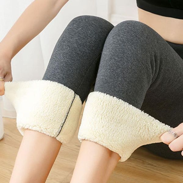 women's leggings solid warm winter tight thick velvet wool women cashmere pants trousers good quality, Black
women's leggings solid warm winter tight thick velvet wool women cashmere pants trousers good quality, Black