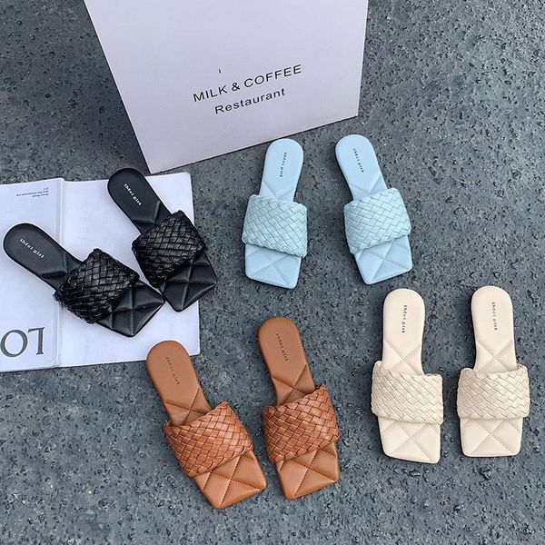 women slippers 2021 summer outside sandals female shoes fashion weave flip flops ladies slides for woman, Black
women slippers 2021 summer outside sandals female shoes fashion weave flip flops ladies slides for woman, Black