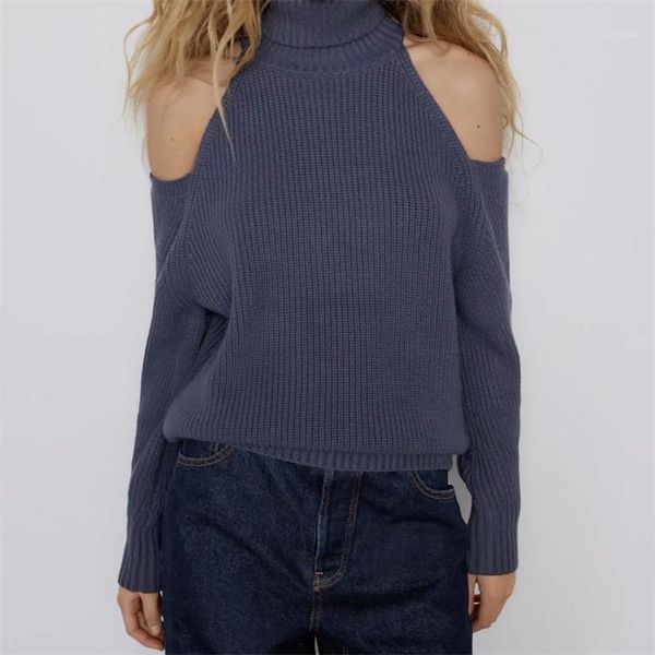 women 2021 fashion turtleneck off shoulder sweater lady chic long sleeve casual slim knitting pullovers streetwear women's sweaters, White;black
women 2021 fashion turtleneck off shoulder sweater lady chic long sleeve casual slim knitting pullovers streetwear women's sweaters, White;black