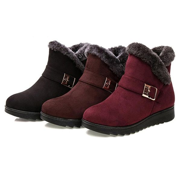 boots fashion snow women warm fur ankle female winter shoes bota booties, Black
boots fashion snow women warm fur ankle female winter shoes bota booties, Black