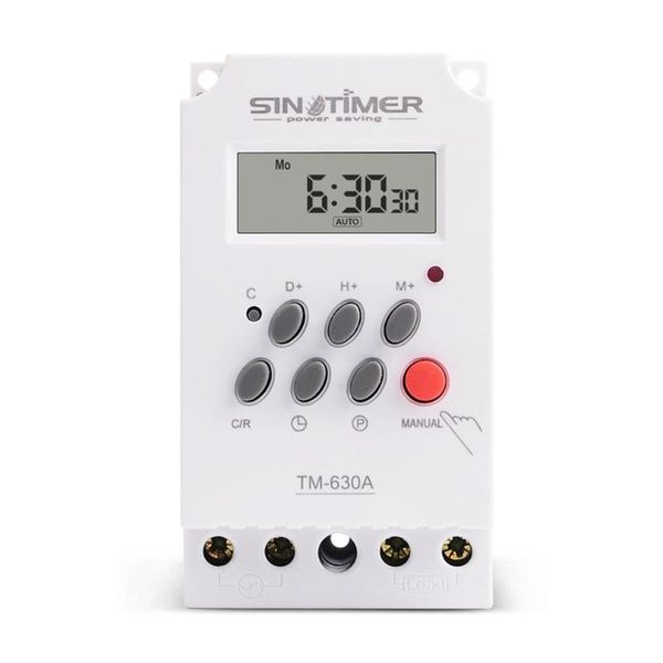 timers sinotimer tm630a heavy load 30a 230vac 7 days weekly digital electronic lighting timer with mini size and direct output power
timers sinotimer tm630a heavy load 30a 230vac 7 days weekly digital electronic lighting timer with mini size and direct output power