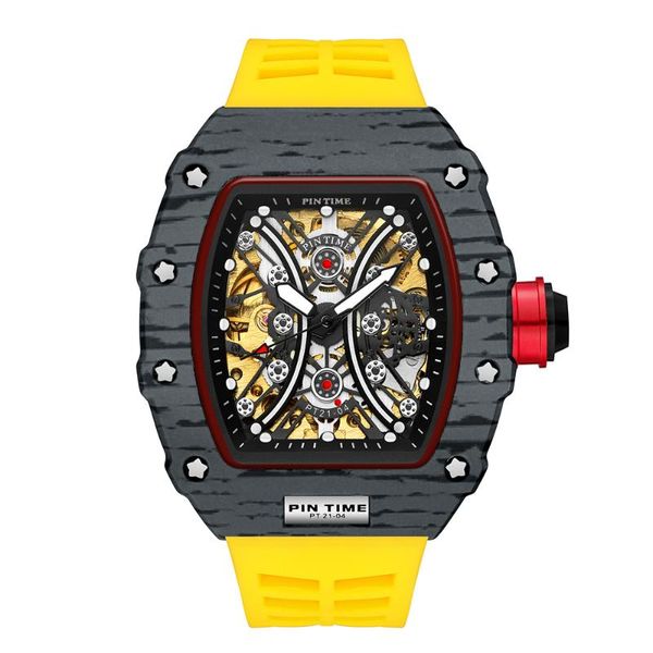 wristwatches men's luxury watches pintime brand automatic mechanical wrist watch sports cool hip hop male clock reloj hombre 2021, Slivery;brown
wristwatches men's luxury watches pintime brand automatic mechanical wrist watch sports cool hip hop male clock reloj hombre 2021, Slivery;brown
