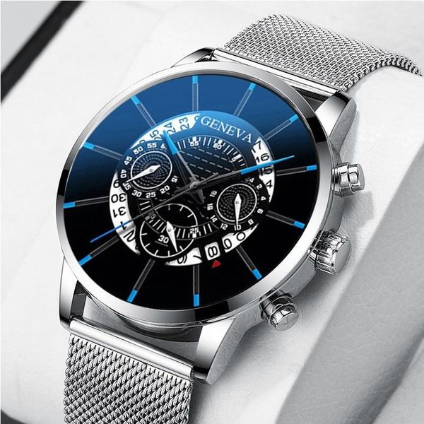 mei style blue needle blame han edition watch fashion calendar mesh belt scale male students men quartz wristwatches, Slivery;brown
mei style blue needle blame han edition watch fashion calendar mesh belt scale male students men quartz wristwatches, Slivery;brown
