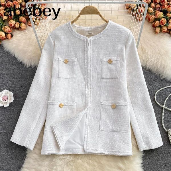 women's jackets 2021 spring autumn vintage o-neck long sleeve cardigan pocket decoration single breasted loose casual tweed jacket top, Black;brown
women's jackets 2021 spring autumn vintage o-neck long sleeve cardigan pocket decoration single breasted loose casual tweed jacket top, Black;brown