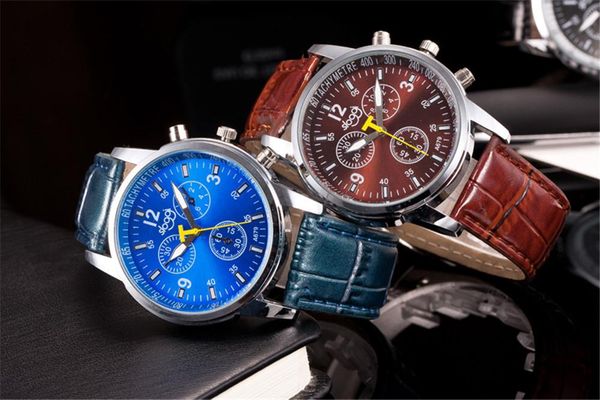 luxury watch fashion leather mens quartz watches wrist temperament good gift drop clock wristwatches, Slivery;brown
luxury watch fashion leather mens quartz watches wrist temperament good gift drop clock wristwatches, Slivery;brown
