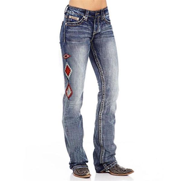 women's jeans ladies womens casual embroidery bootcut straight leg denim pants trousers, Blue
women's jeans ladies womens casual embroidery bootcut straight leg denim pants trousers, Blue