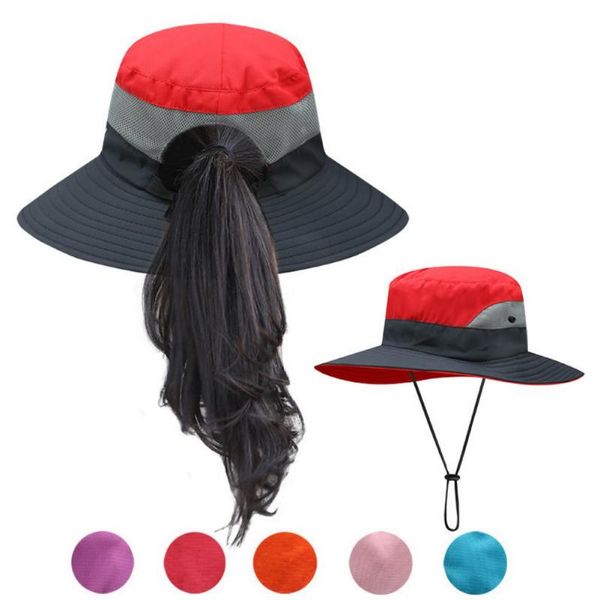 fashion red blue bucket hats ponytail uv protection foldable fisherman hat with wide brim sun fishing camping caps n outdoor, Black;white
fashion red blue bucket hats ponytail uv protection foldable fisherman hat with wide brim sun fishing camping caps n outdoor, Black;white