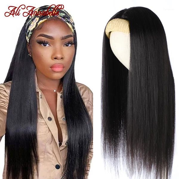 ali annabelle straight human hair wigs headband fast install glue-less natural wig brazilian hair1, Black;brown
ali annabelle straight human hair wigs headband fast install glue-less natural wig brazilian hair1, Black;brown