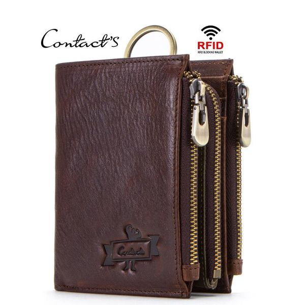 genuine leather rfid men wallets holders mens wallet with coin purse man chain walet male clasp purse male portmane, Red;black
genuine leather rfid men wallets holders mens wallet with coin purse man chain walet male clasp purse male portmane, Red;black