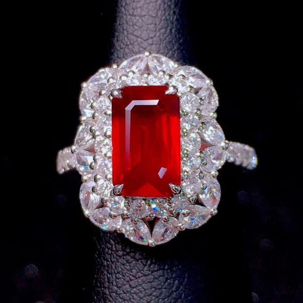 wedding rings princess diamond square pigeon-blood ruby luxury diamond-encrusted jewels trendy cocktail party accessoires, Slivery;golden
wedding rings princess diamond square pigeon-blood ruby luxury diamond-encrusted jewels trendy cocktail party accessoires, Slivery;golden