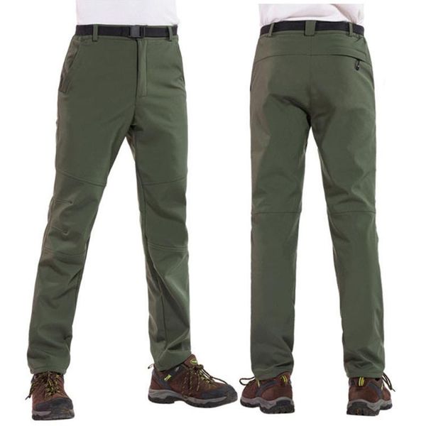 men's outdoor hiking climbing sports ski pants waterproof warm fleece lined quick dry winter softshell windproof snow insulated, Black
men's outdoor hiking climbing sports ski pants waterproof warm fleece lined quick dry winter softshell windproof snow insulated, Black