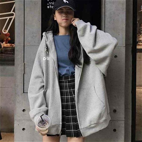 women's hoodies & sweatshirts with hat women harajuku oversize couples classic teens sweatshirt zip-up chic all-match spring trendy lad, Black
women's hoodies & sweatshirts with hat women harajuku oversize couples classic teens sweatshirt zip-up chic all-match spring trendy lad, Black