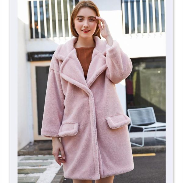 women's fur & faux women's winter coats female solid slim thick warm turn-down collar long jackets ladies lamb 2021xk2-110, Black
women's fur & faux women's winter coats female solid slim thick warm turn-down collar long jackets ladies lamb 2021xk2-110, Black