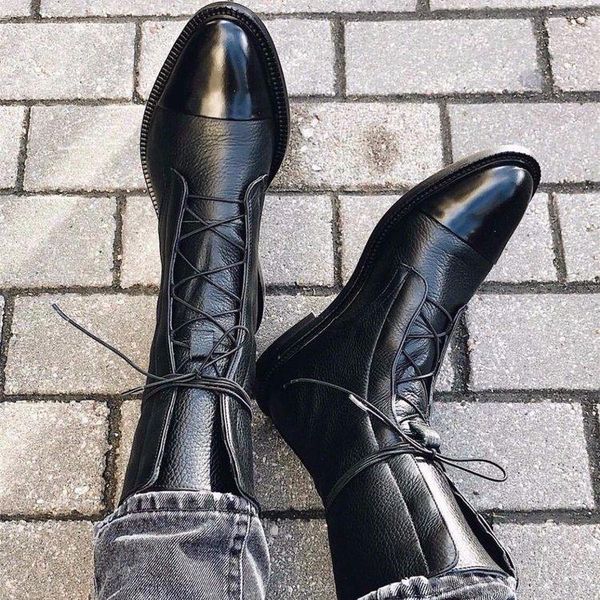 boots rock shoes woman black boots-women winter footwear lace up low 2021 mid calf mid-calf pointy ladies autumn leather rubber
boots rock shoes woman black boots-women winter footwear lace up low 2021 mid calf mid-calf pointy ladies autumn leather rubber