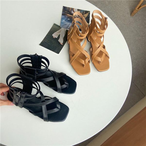 sandals female block heels thong 2021 fashion square toe plain color side zipper gladiator cross tied women casual black shoes
sandals female block heels thong 2021 fashion square toe plain color side zipper gladiator cross tied women casual black shoes