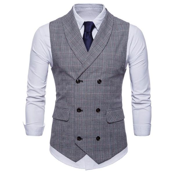 men's vests brand suit vest men jacket sleeveless beige gray brown vintage tweed fashion spring autumn plus size waistcoat, Black;white
men's vests brand suit vest men jacket sleeveless beige gray brown vintage tweed fashion spring autumn plus size waistcoat, Black;white