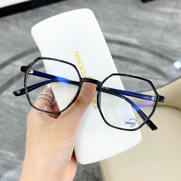 fashion sunglasses frames 2021 polygonal woman eyeglasses classic anti-blue light eye glasses men brand design oversized frame, Black
fashion sunglasses frames 2021 polygonal woman eyeglasses classic anti-blue light eye glasses men brand design oversized frame, Black