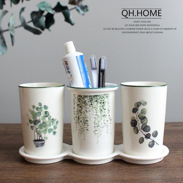 bath accessory set nordic green plant ceramic wash cup couple mouthwash a pair of toothbrush household simple tooth cylinder four
bath accessory set nordic green plant ceramic wash cup couple mouthwash a pair of toothbrush household simple tooth cylinder four