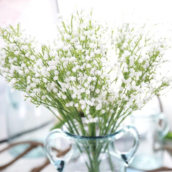 decorative flowers & wreaths luanqi white gypsophila babies breath artificial flower bouquet silicone fake plant for wedding home el party d
decorative flowers & wreaths luanqi white gypsophila babies breath artificial flower bouquet silicone fake plant for wedding home el party d