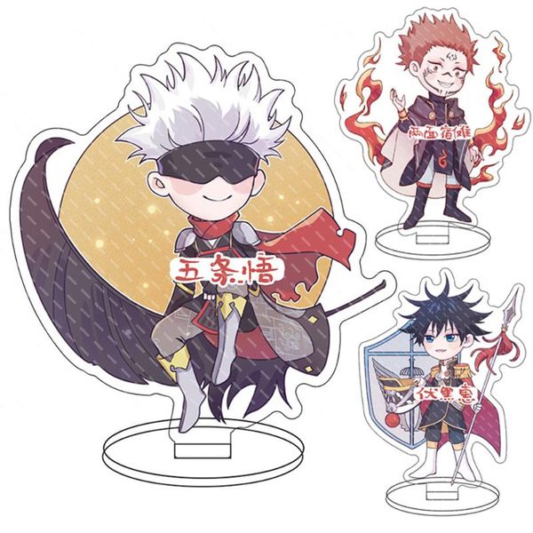 keychains anime jujutsu kaisen satoru gojo acrylic stands cosplay yoji itadori sakuna megumi model plate desk decor toy fans gifts, Silver
keychains anime jujutsu kaisen satoru gojo acrylic stands cosplay yoji itadori sakuna megumi model plate desk decor toy fans gifts, Silver