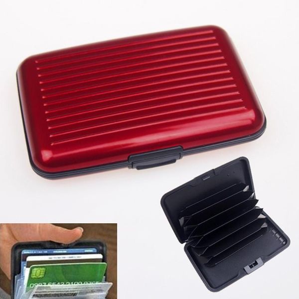 card holders 2021 fashion business id holder wallet pocket case aluminum alloy small portable box, Brown;gray
card holders 2021 fashion business id holder wallet pocket case aluminum alloy small portable box, Brown;gray