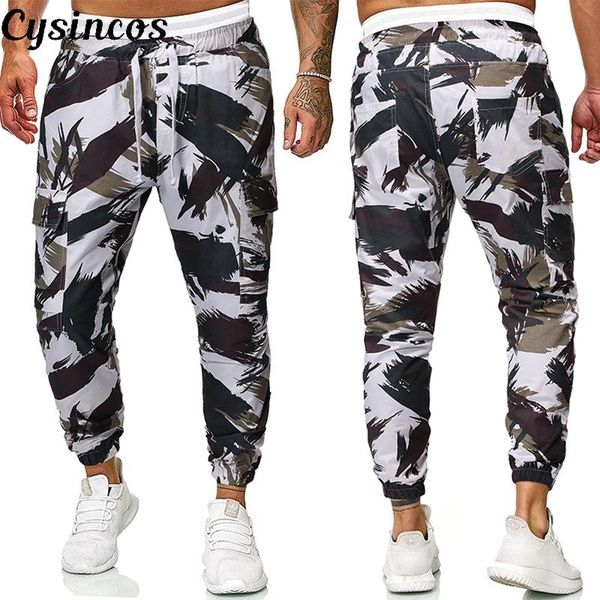 men's pants cysincos cargo men autumn fashion elastic waist long trousers camouflage joggers pant hip hop streetwear military, Black
men's pants cysincos cargo men autumn fashion elastic waist long trousers camouflage joggers pant hip hop streetwear military, Black