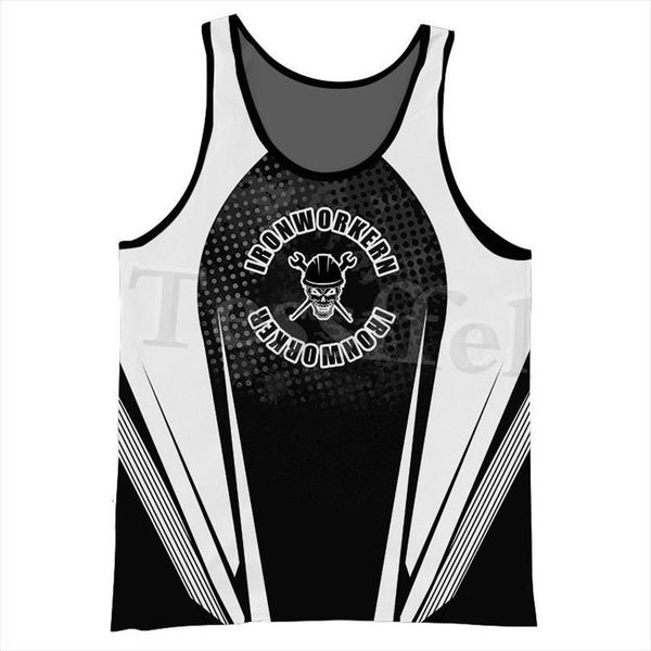 tessffel ironworker welder 3d printed fashion summer skull worker mens vest harajuku casual tank streetwear style 5, White;black 
tessffel ironworker welder 3d printed fashion summer skull worker mens vest harajuku casual tank streetwear style 5, White;black