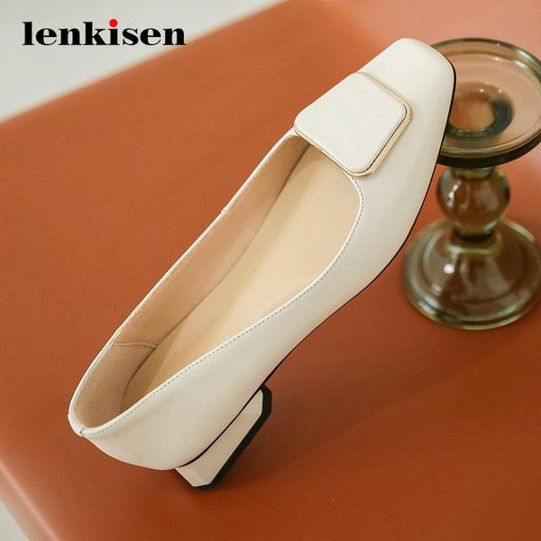 dress shoes lenkisen maiden metal decorations genuine leather small square toe low heels slip on office lady women pumps l06, Black
dress shoes lenkisen maiden metal decorations genuine leather small square toe low heels slip on office lady women pumps l06, Black