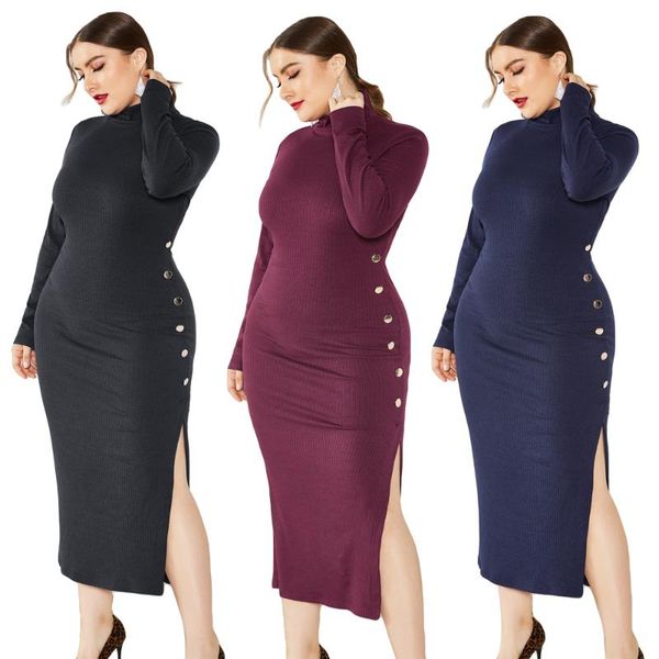 casual dresses women knitted turtleneck jumper dress ladies long sleeve side slit bodycon autumn winter warm slim, Black;gray
casual dresses women knitted turtleneck jumper dress ladies long sleeve side slit bodycon autumn winter warm slim, Black;gray