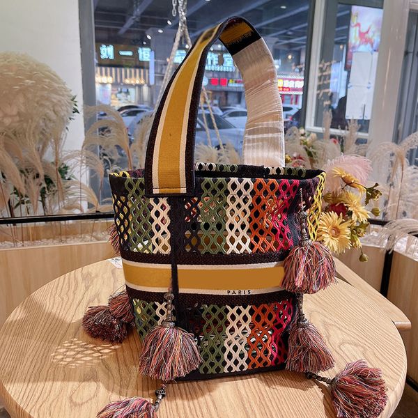 designer women seau bubble canvas bucket bag paris brand embroidered logo tote shopping handbags woman hollowed tassel shoulder handbag luxu
designer women seau bubble canvas bucket bag paris brand embroidered logo tote shopping handbags woman hollowed tassel shoulder handbag luxu