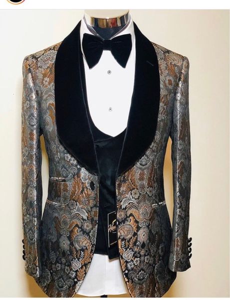 men's suits & blazers mens wedding italian design custom made formal jacquard smoking tuxedo jacket 3 piece groom terno party for, White;black
men's suits & blazers mens wedding italian design custom made formal jacquard smoking tuxedo jacket 3 piece groom terno party for, White;black