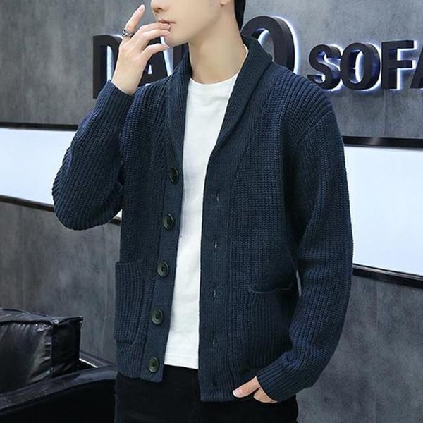 men's sweaters solid color knitted cardigan sweater 2021 autumn v-neck blue khaki mens, White;black
men's sweaters solid color knitted cardigan sweater 2021 autumn v-neck blue khaki mens, White;black
