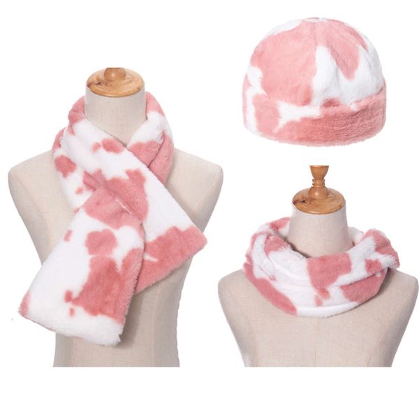scarf hat winter cow bib three piece imitation rabbit hair popular warm thickened, Blue;gray
scarf hat winter cow bib three piece imitation rabbit hair popular warm thickened, Blue;gray