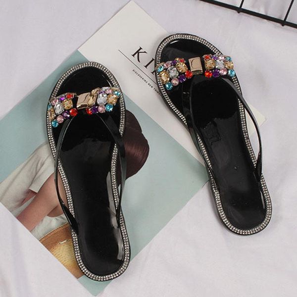 slippers women shoes flip-flops slipper woman beach flip flops bohemian flat heels ladies sandals summer diamond outdoor flower, Black
slippers women shoes flip-flops slipper woman beach flip flops bohemian flat heels ladies sandals summer diamond outdoor flower, Black