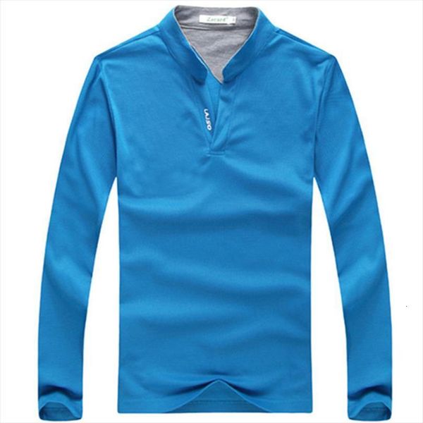 spring autumn fashion casual men polo stand collar long sleeve shirt v neck solid color, White;black
spring autumn fashion casual men polo stand collar long sleeve shirt v neck solid color, White;black