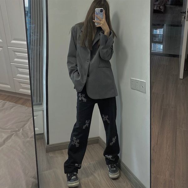 factory crosin ch cro vibe style remake cross better drill loose casual tooling lightweight straight men's and women's versatile, White;black
factory crosin ch cro vibe style remake cross better drill loose casual tooling lightweight straight men's and women's versatile, White;black